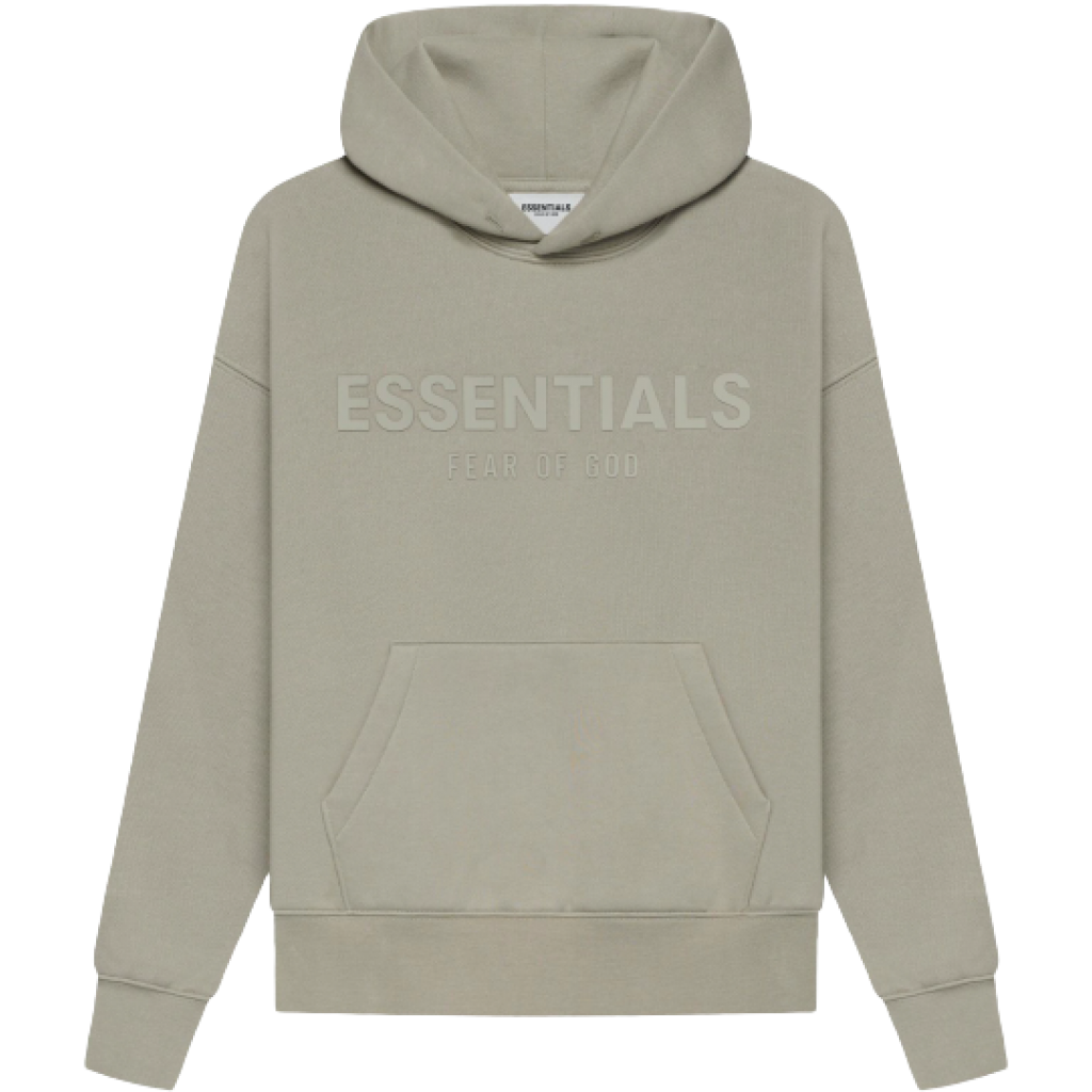 FEAR OF GOD ESSENTIALS Kids Pull Over Hoodie Moss Goat By Youbetterfly